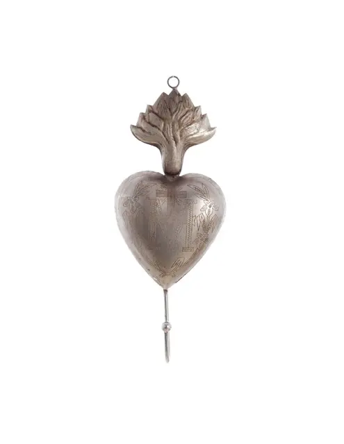 Cuore votivo con gancio