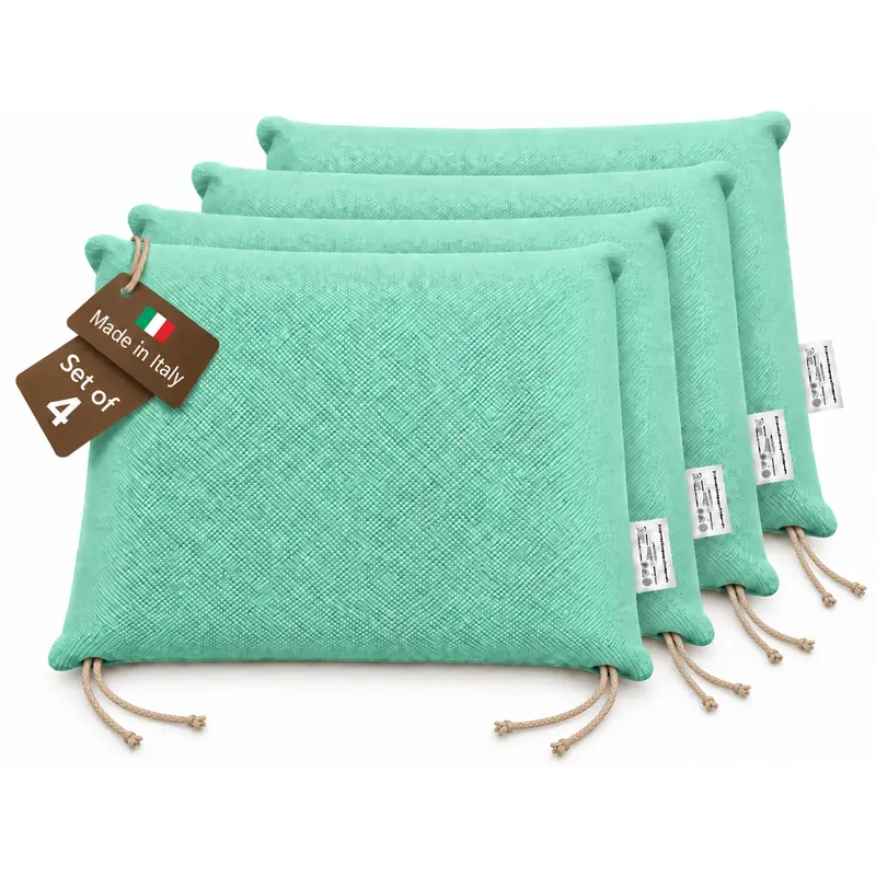 Cuscini copri sedie da cucina antimacchia Sfoderabilii Acquamarina - Linea Palermo