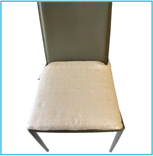 Cuscini per sedie moderne da cucina e ufficio - set 4/6 pezzi - con Fascia Elastica - beige