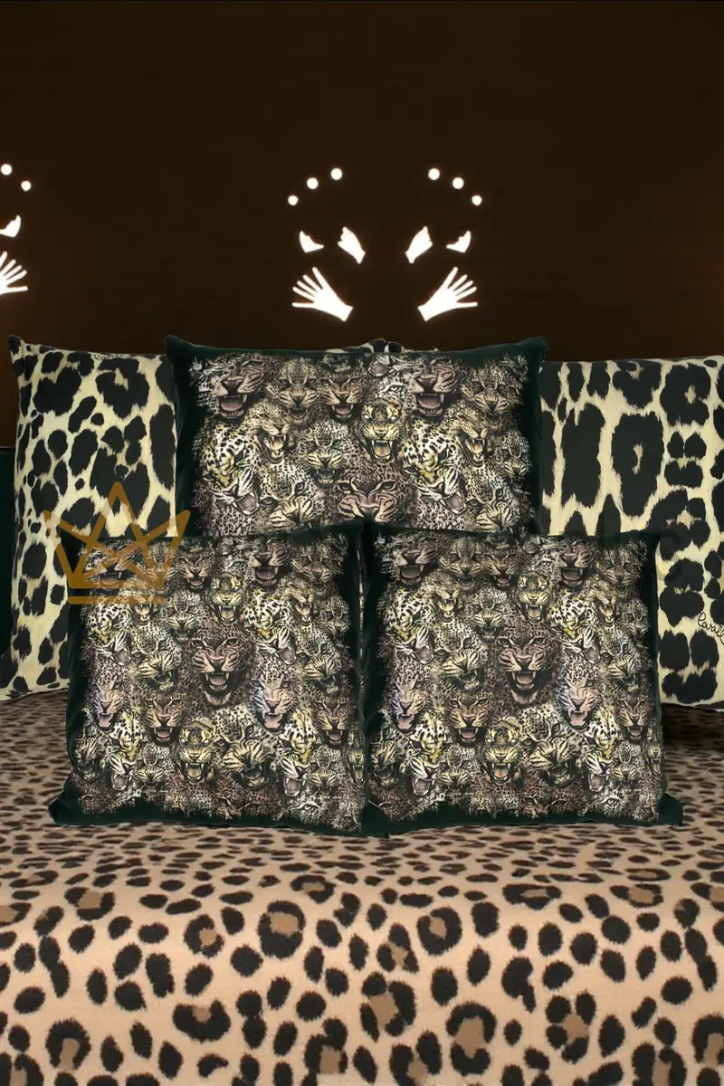 Cuscino arredo Wild Jaguar Roberto Cavalli