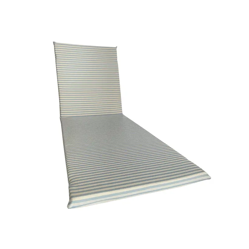 Cuscino azzurro per lettino prendisole - linea fasciato