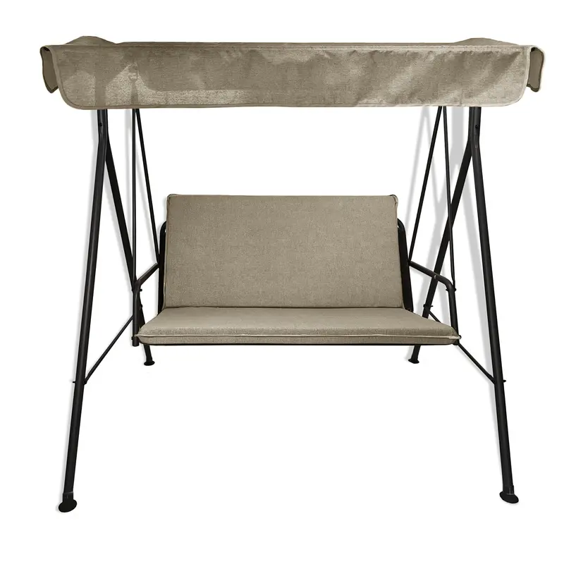 Cuscino beige per dondolo da giardino - linea unito