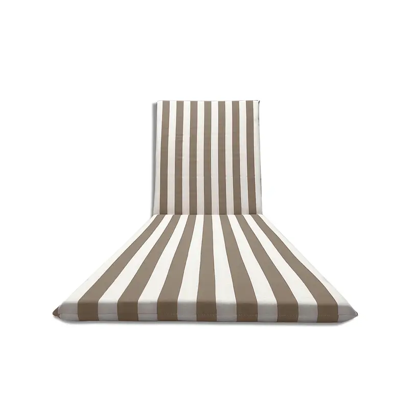Cuscino beige per lettino prendisole - linea fasciato