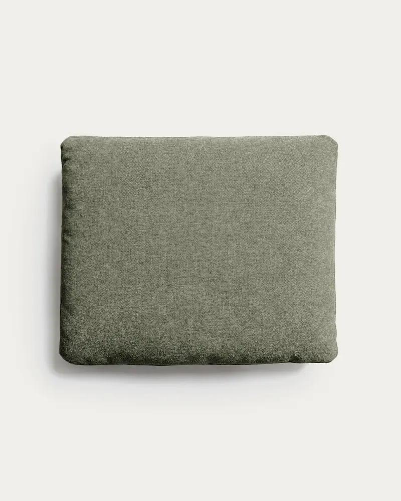 Cuscino Blok in ciniglia verde muschio 50 x 60 cm