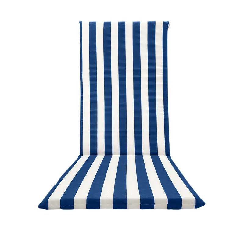Cuscino Blu Per Sedia Sdraio da Giardino - Linea fasciato