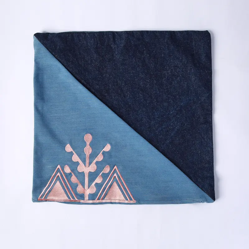 Cuscino "Casa Denim" 50x50 cm