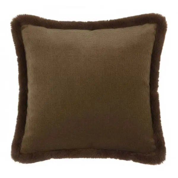 Cuscino Con Bordo In Eco Pelli