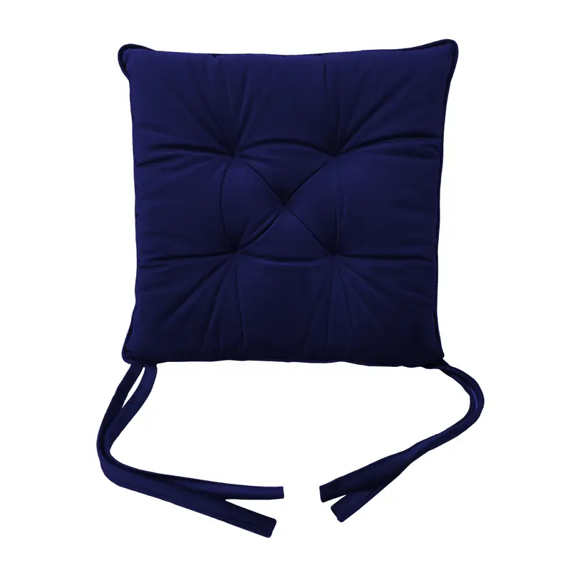 Cuscino Coprisedia in Velluto Blu - Linea Parigi
