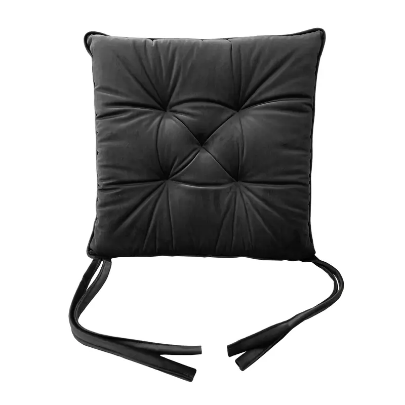 Cuscino Coprisedia in Velluto Nero - Linea Parigi