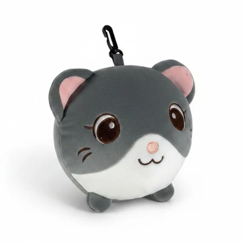 CUSCINO DA VIAGGIO CON MASCHERA GATTO