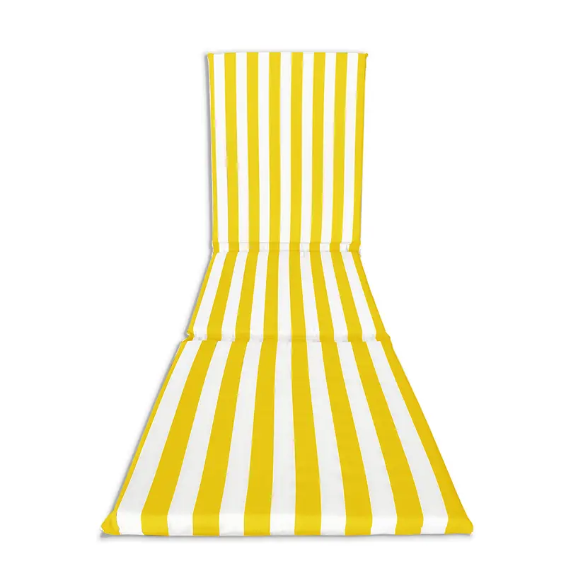 Cuscino Giallo 3 pezzi per lettino prendisole - linea fasciato