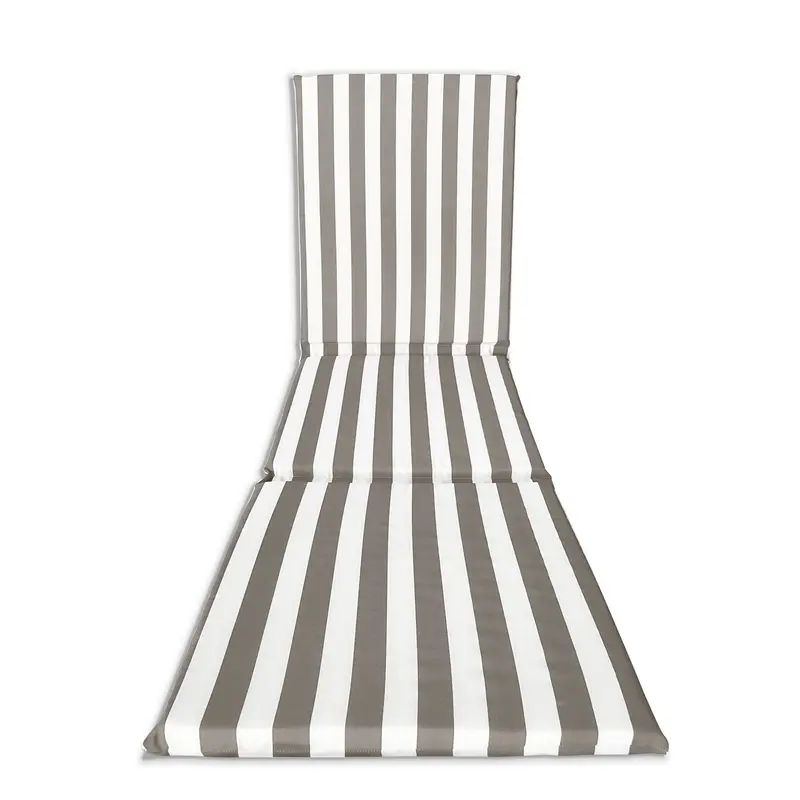Cuscino grigio 3 pezzi per lettino prendisole - linea fasciato