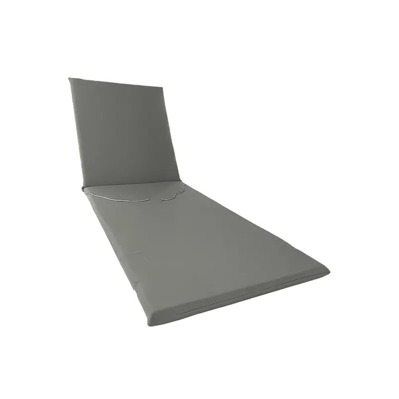 Cuscino grigio antimacchia per lettino prendisole - linea arena