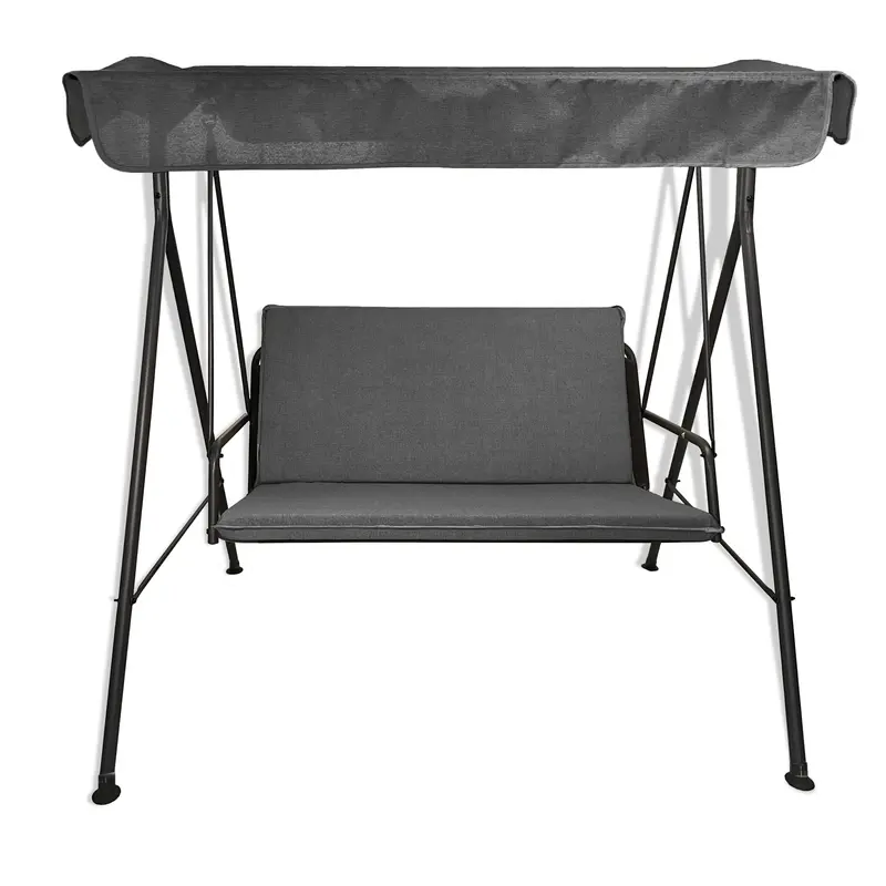 Cuscino grigio per dondolo da giardino - linea unito