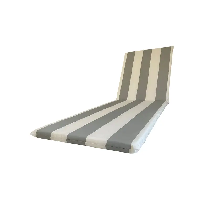 Cuscino Grigio per lettino prendisole - Impermeabile e resistente ai raggi UV