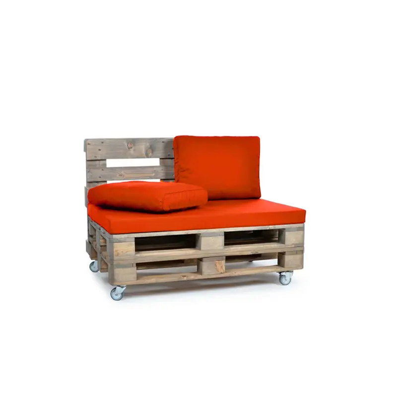 Cuscino per Divano Pallet Antimacchia - Arancione