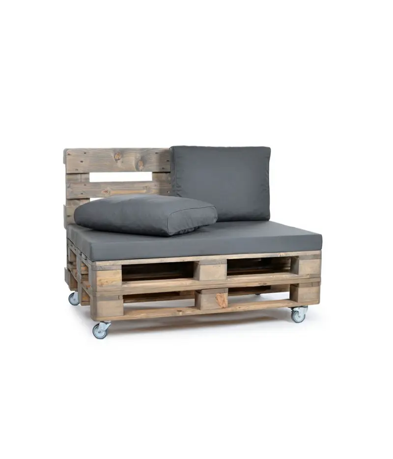Cuscino per Divano Pallet Antimacchia - Grigio
