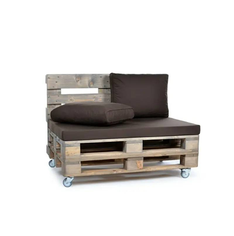 Cuscino per Divano Pallet Antimacchia - Marrone