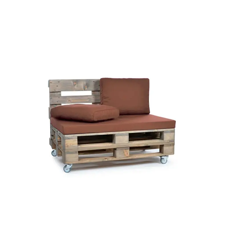 Cuscino per Divano Pallet Antimacchia - Terracotta