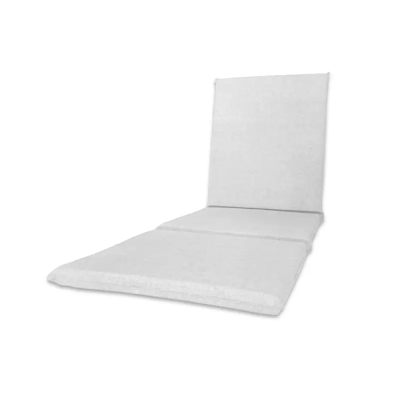 Cuscino per lettino prendisole linea 3 pezzi - Bianco