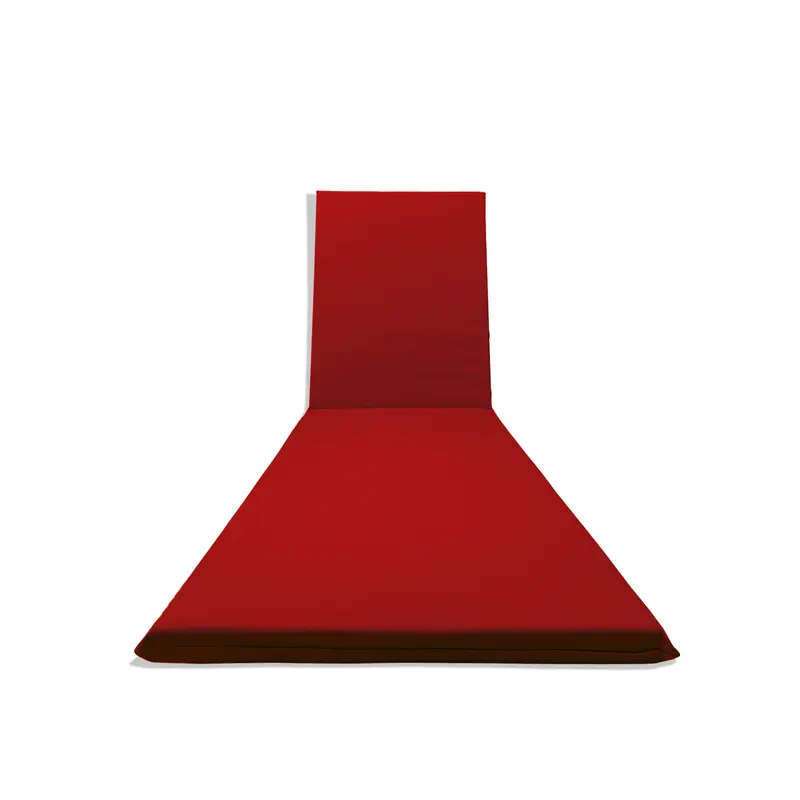 Cuscino Rosso Idrorepellente per Lettino Prendisole - Linea Dralon