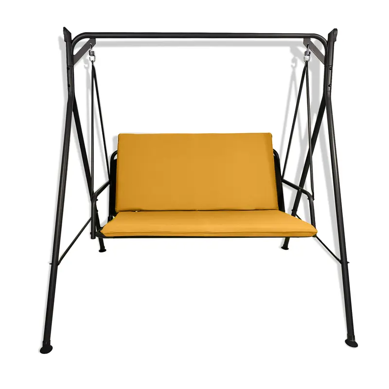 Cuscino senape per dondolo da giardino - linea arena