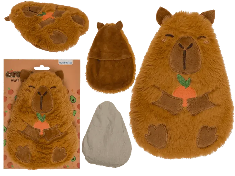 CUSCINO TERMICO, CAPYBARA 18 X 18 CM, ADATTO AL MICROONDE, R