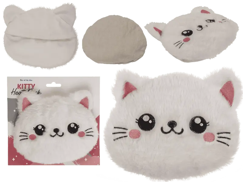 CUSCINO TERMICO, GATTO 18 X 18 CM, ADATTO AL MICROONDE, RIVE