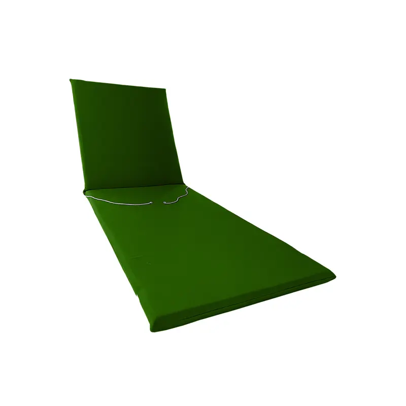 Cuscino verde antimacchia per lettino prendisole - linea arena