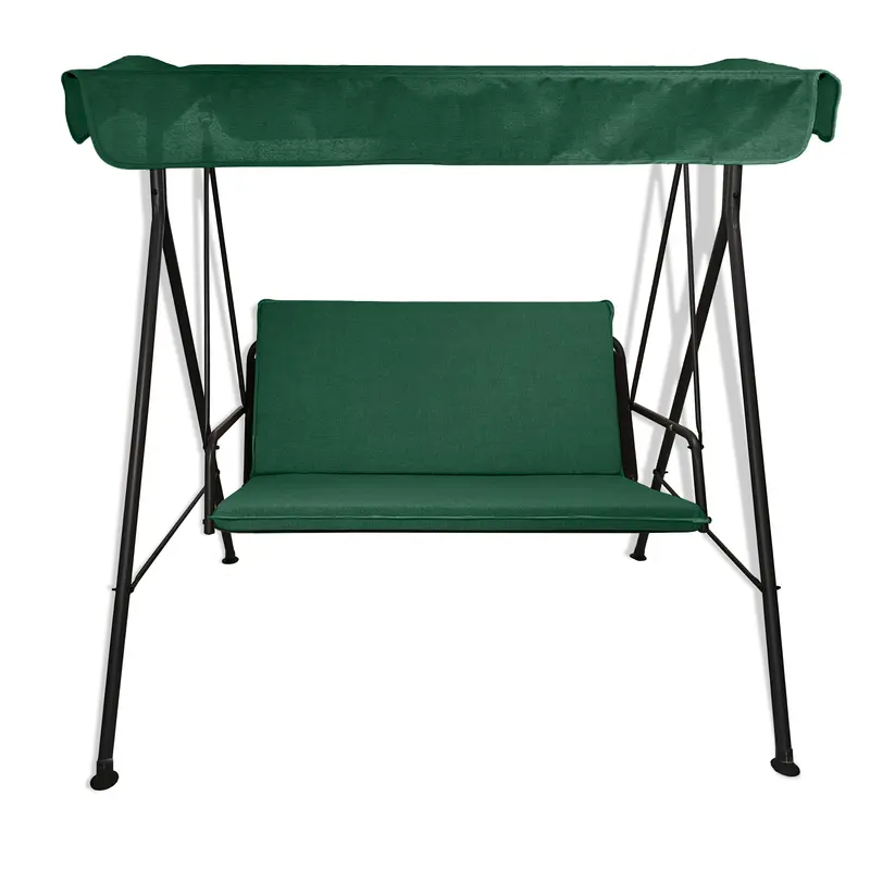 Cuscino verde per dondolo da giardino - linea unito