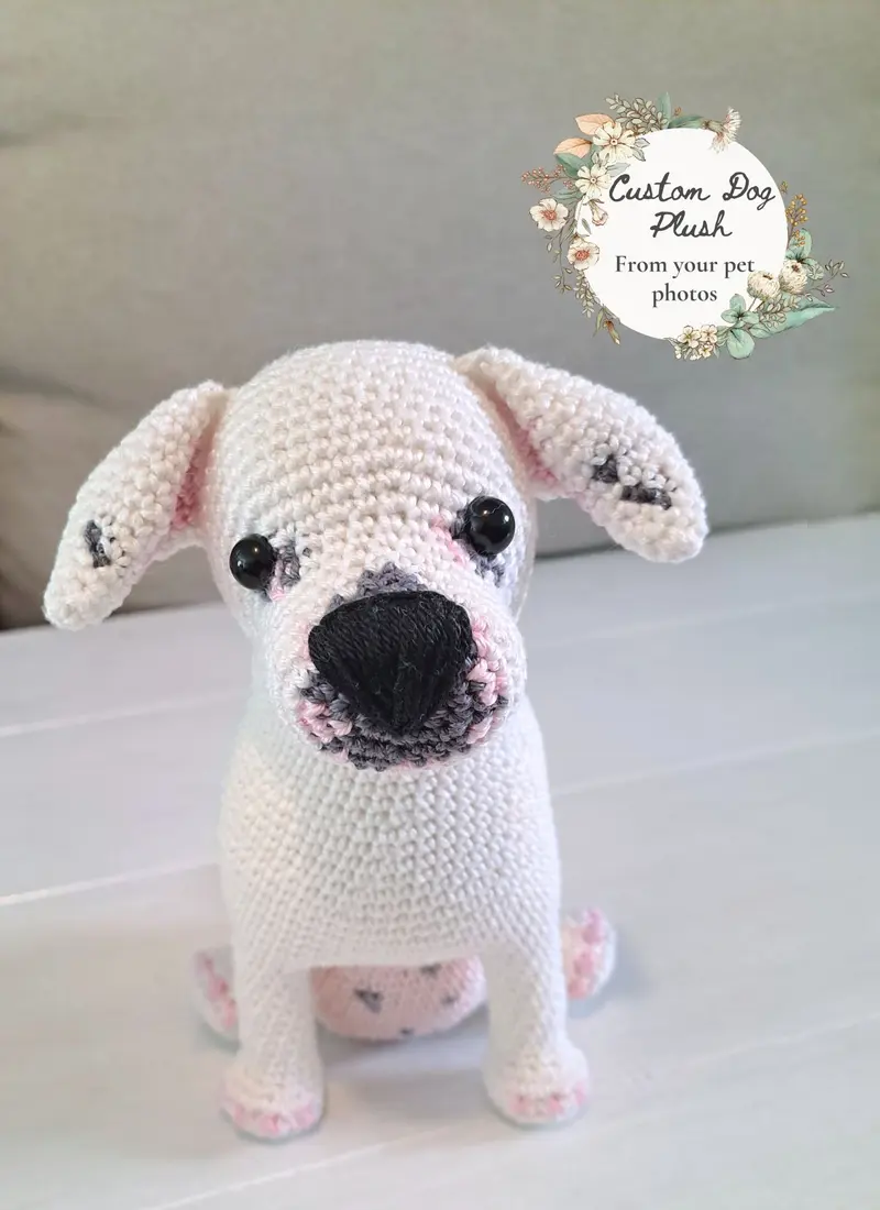 Custom pet plush, handmade personalized pet replica