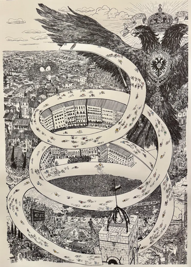 Daniele Marotta – “Carriera Fantastica 2 Luglio 2026 Nobile Contrada dell'Aquila” – offset numerata a 50 – 2026