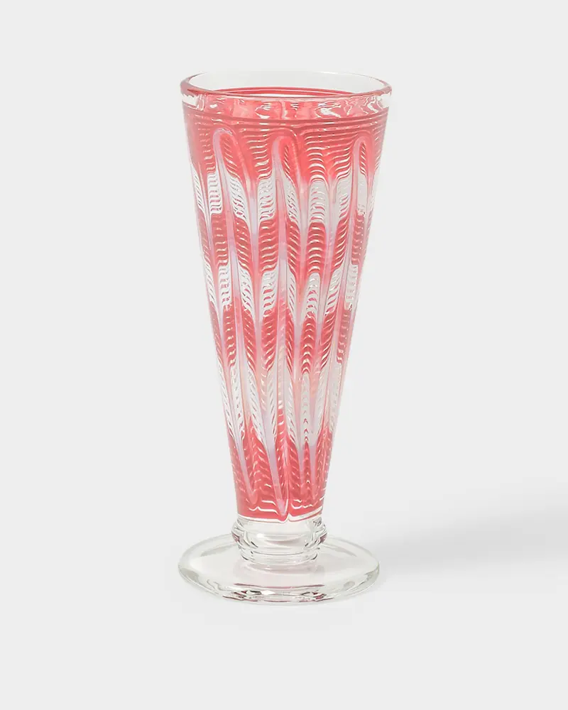D'Ascoli Donatello Flute Glasses, Ruby (Set of 6)