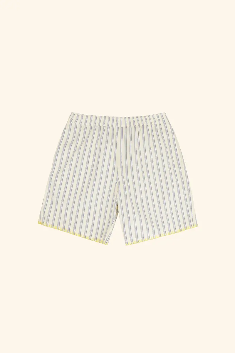 Deckchair Stripe Linen Shorts