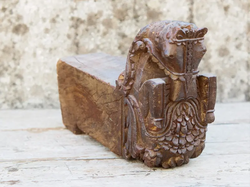 Decoro, elemento architettonico in legno  cod.EAG11
