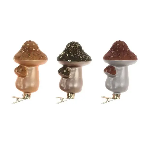 Decoro per albero di Natale fantasia autunnale marrone-oro-bronzo 11h|