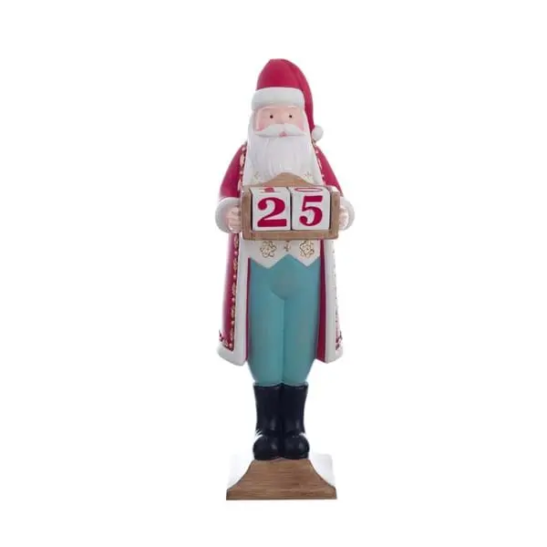 DECORO S.CLAUS CON CALENDARIO