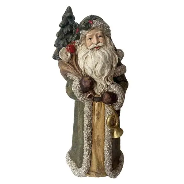 Decoro Santa Claus con mantello rosso