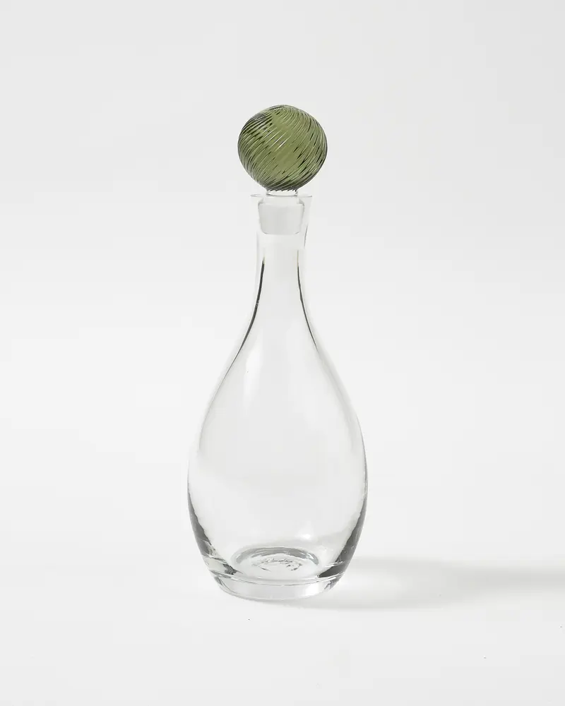 Demetra Glass Bottle Green, Medium