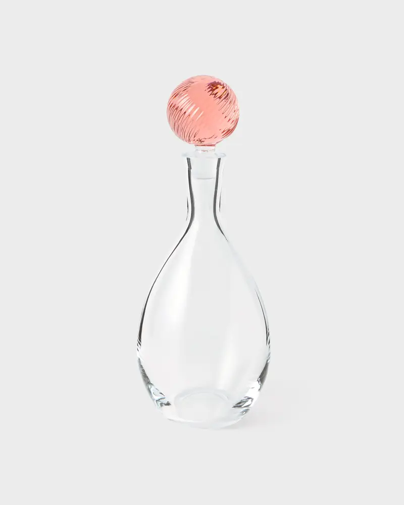 Demetra Glass Bottle Pink, Medium