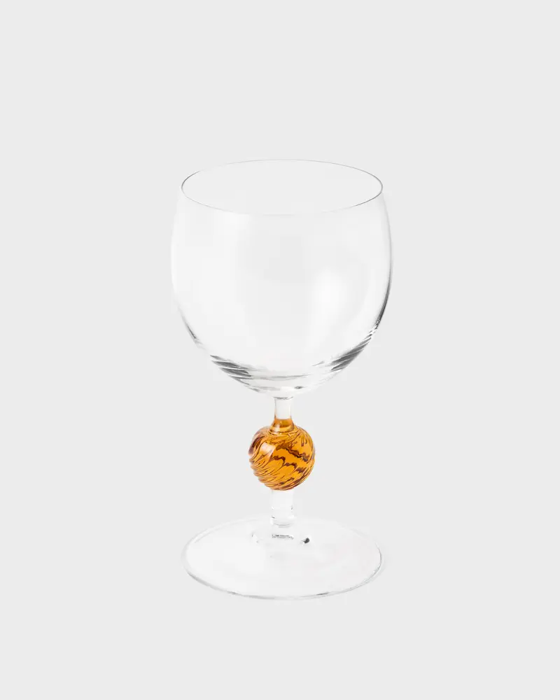 Demetra Water Glass, Ochre