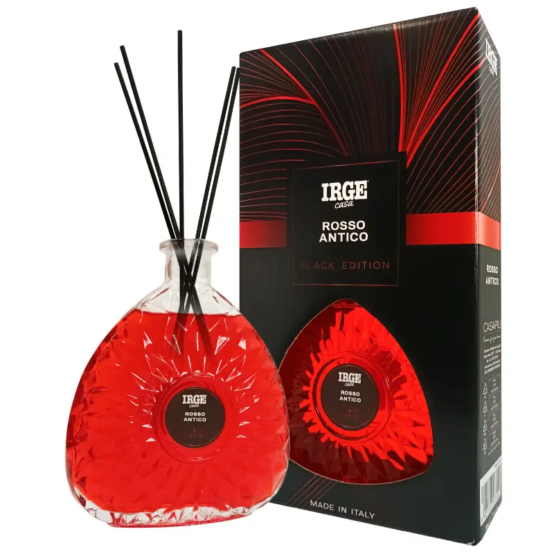 DIFFUSORE IRGE 700 ML ROSSO ANTICOC/BASTONCINI