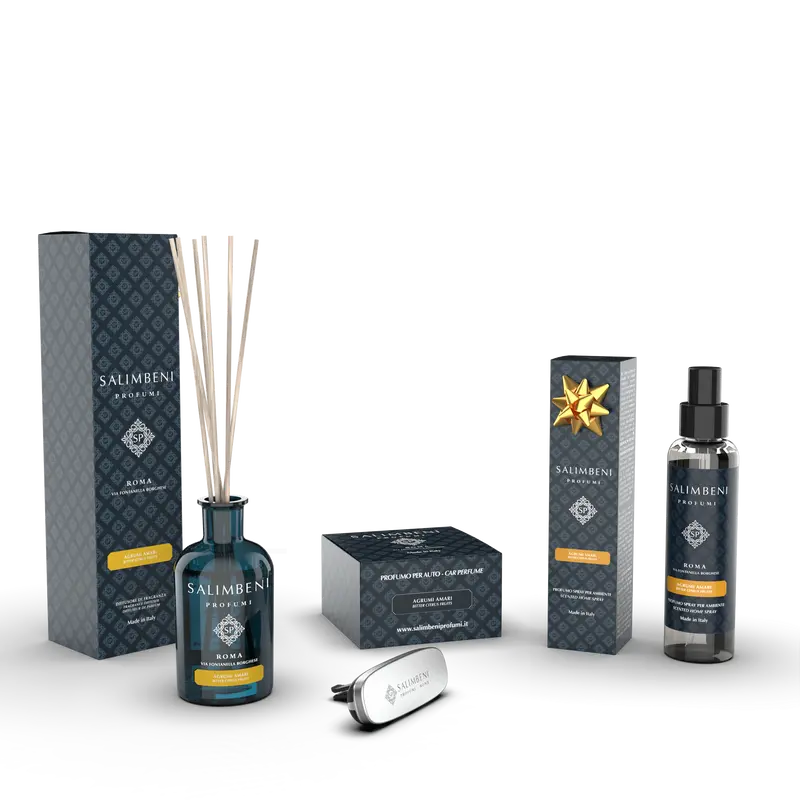 Difusor em Stick 100ml + Difusor para Automóvel (mesma fragrância) + Perfume Room Spray 150ml como Teste Gratuito (mesma fragrância)