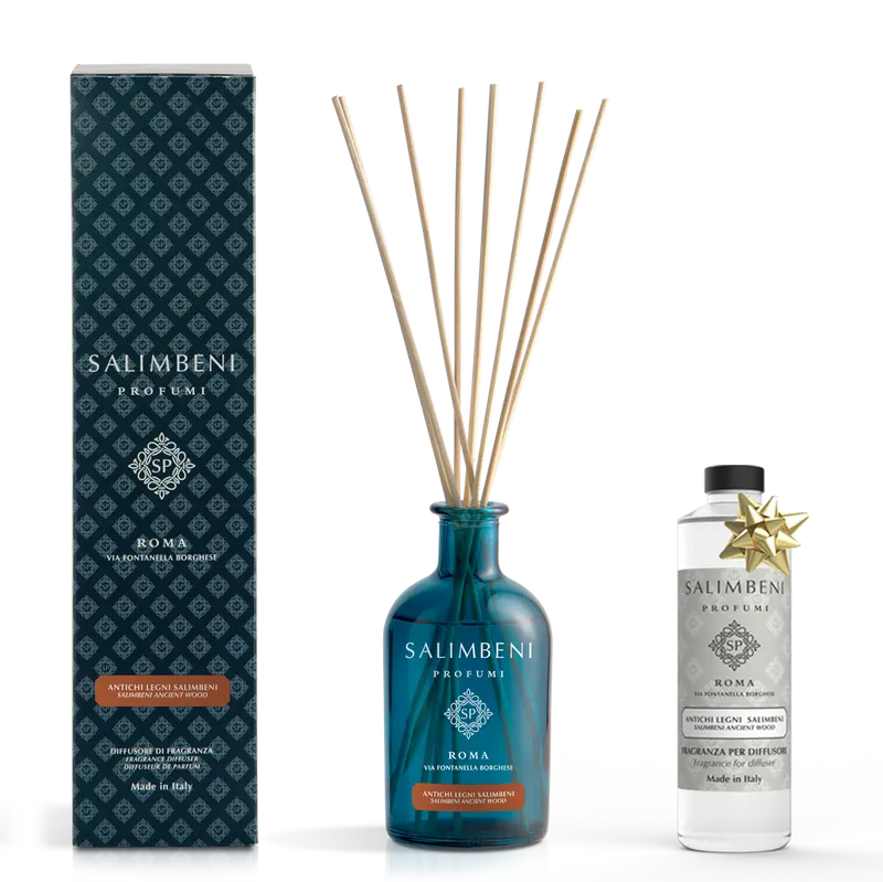 Difusor em Stick 250 ml (FRAGRÂNCIA À ESCOLHA) + Recarga de 250 ml da mesma fragrância do Difusor como TESTE GRATUITO