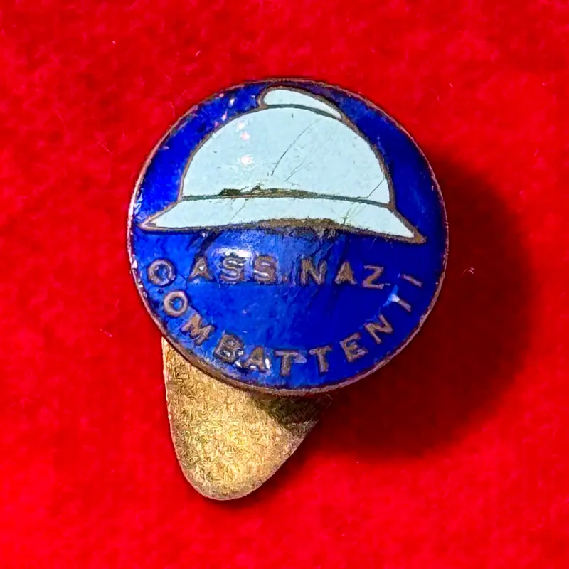 Distintivo smaltato Associazione Nazionale Combattenti Firenze 1920 ca