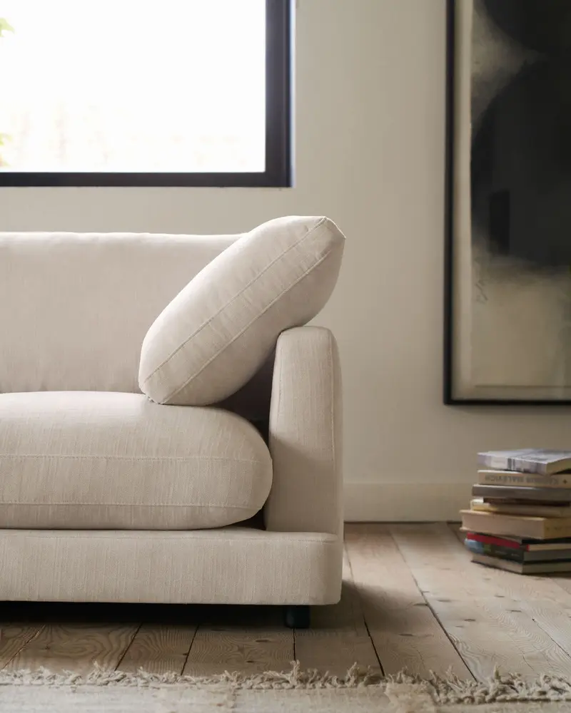 Divano Gala 6 posti beige 390 cm