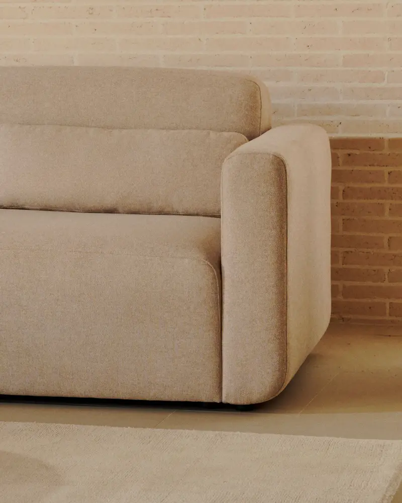 Divano modulare Neom 2 posti beige 188 cm