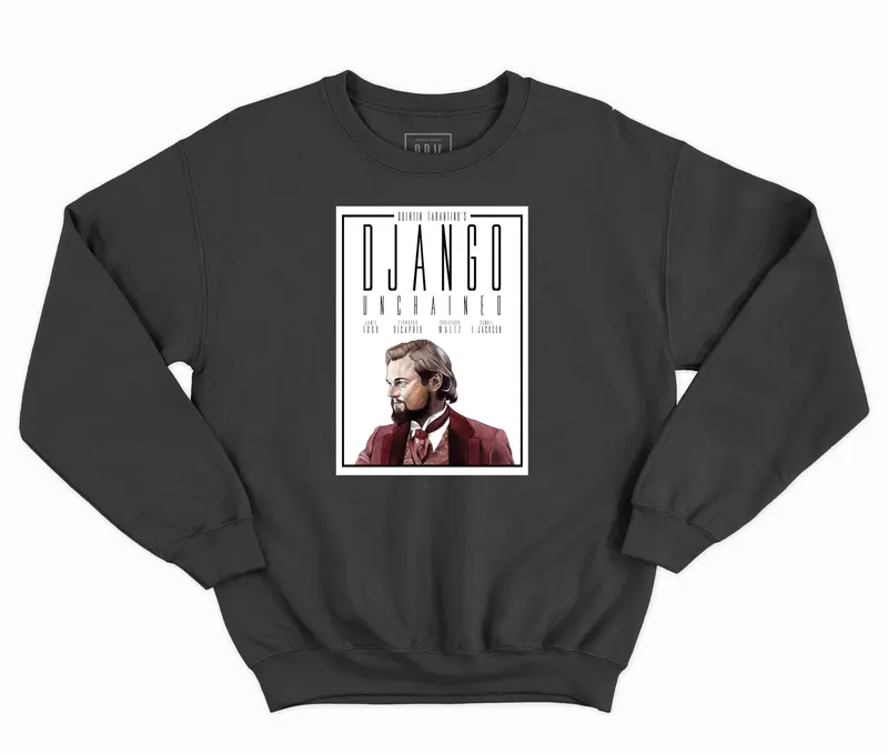 DJANGO UNCHAINED CALVIN CANDIE CLASSIC CREWNECK