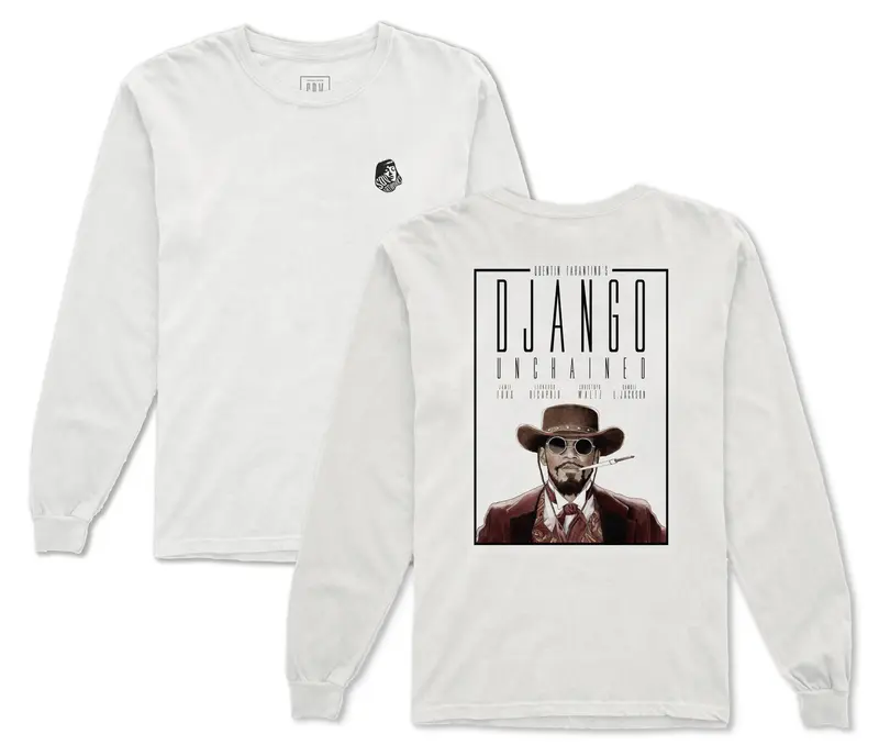DJANGO UNCHAINED LOGO LONG SLEEVES