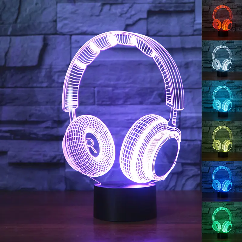 "DjLamp" - lampada led cuffie Dj - IN ESCLUSIVA